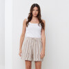 Short Lino MULTI/MARRON