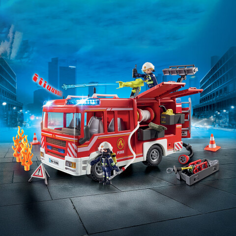 Camión de Bomberos Playmobil 138 Piezas con Figuras U