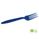 Tenedor Biodegradable x10 Unidades Azul