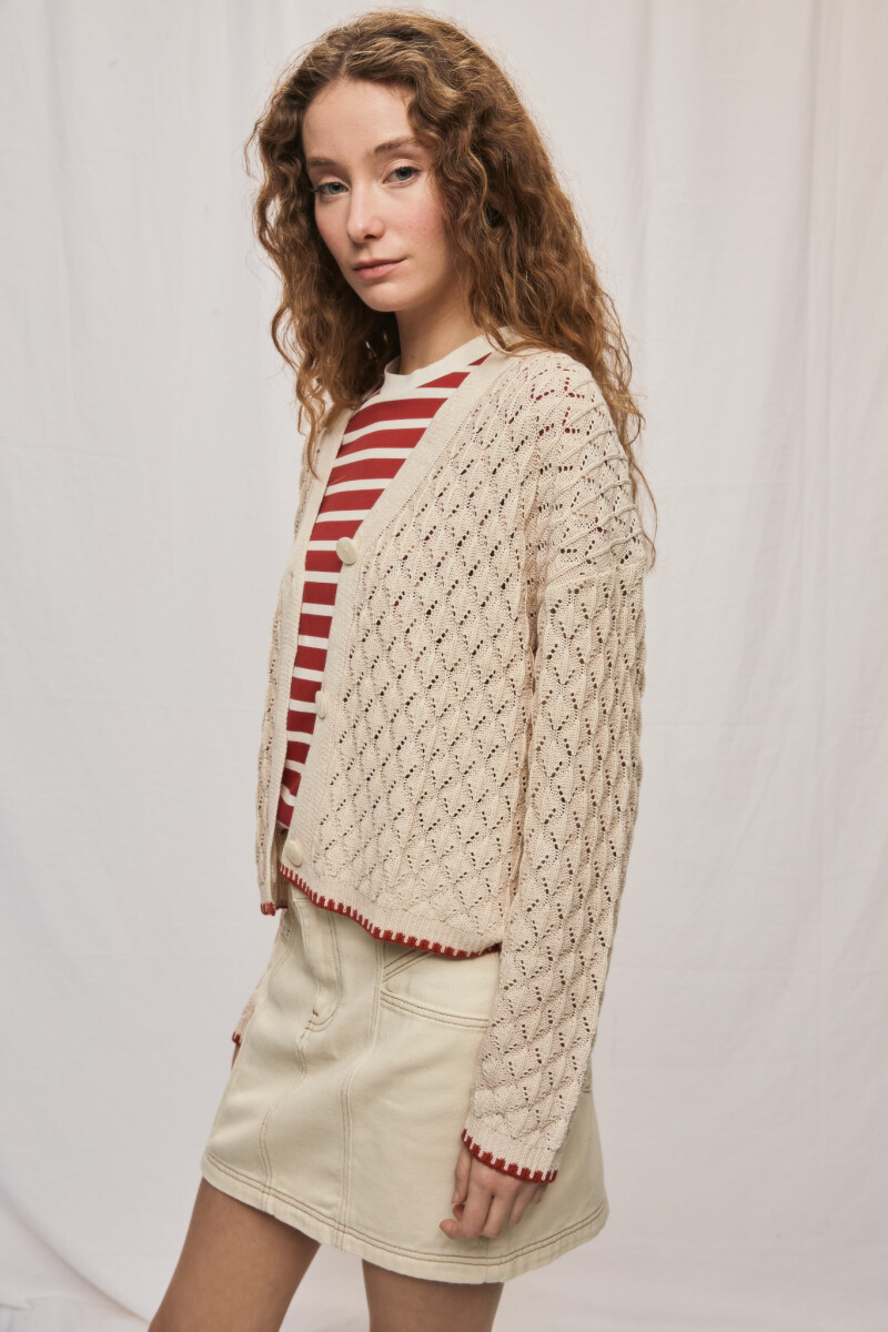 CARDIGAN TATO Beige