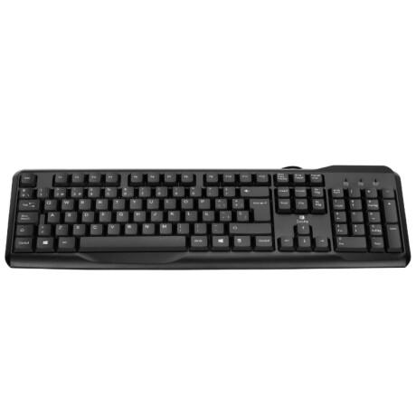 Teclado Usb Exofiz Te-01 44.5X15.5X27Cm Universo Binario NEGRO