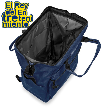 Mochila Cartera Everlast Bolso Dama Urbana Antirrobo Azul