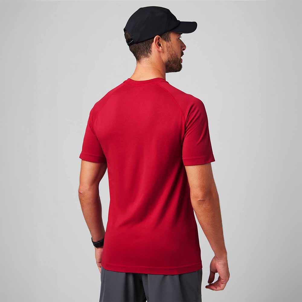 Polo Manga Corta Fit The Training Day Tee Hombre Holly Berry