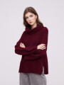 Polera Lamas Bordeaux Oscuro