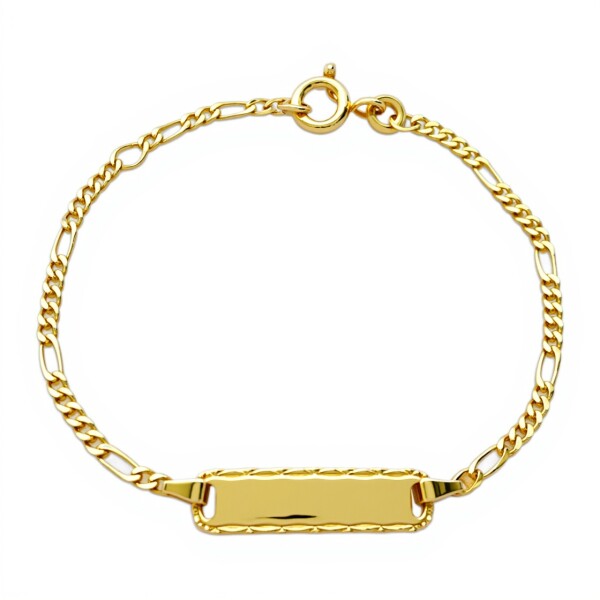 Pulsera Identidad Cartier -Oro bajo-Sin Piedra-PU8040 sinpiedra