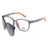 MDQ Aluna gris Clip-On Polarized Mdq Aluna Gris Clip-on Polarized