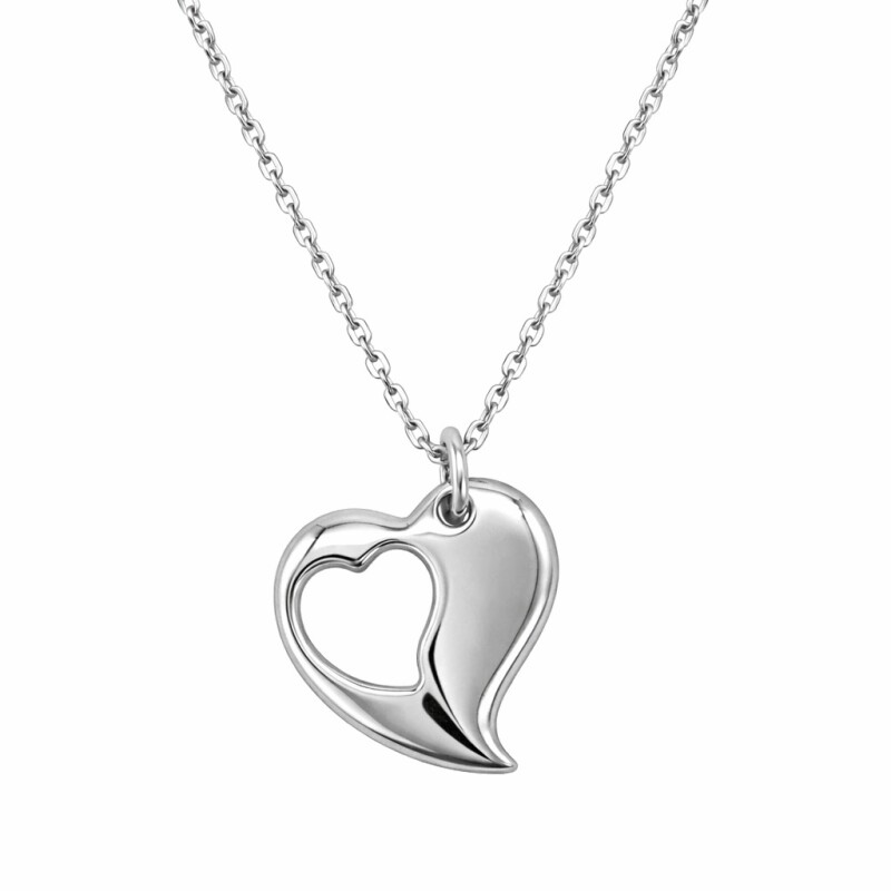 Dije Corazon doble- Plata 925 - sin piedra - CP4679 sinpiedra