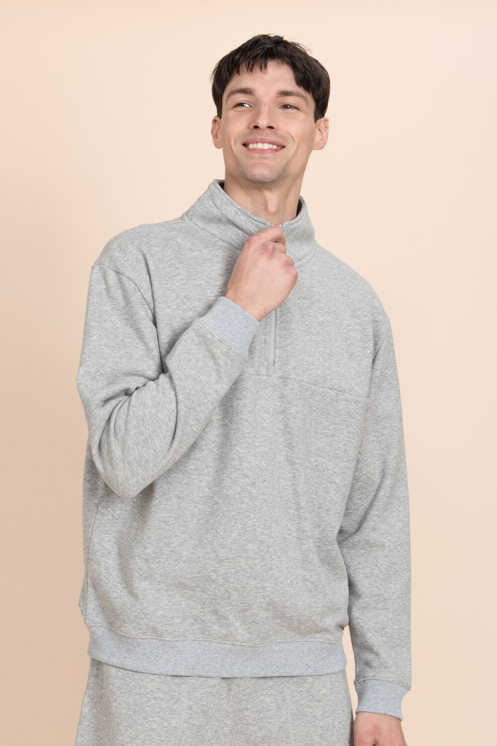 Sudadera gris deals claro