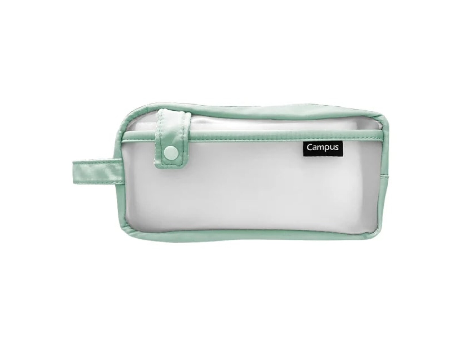 Cartuchera Campus Transparente - Verde 