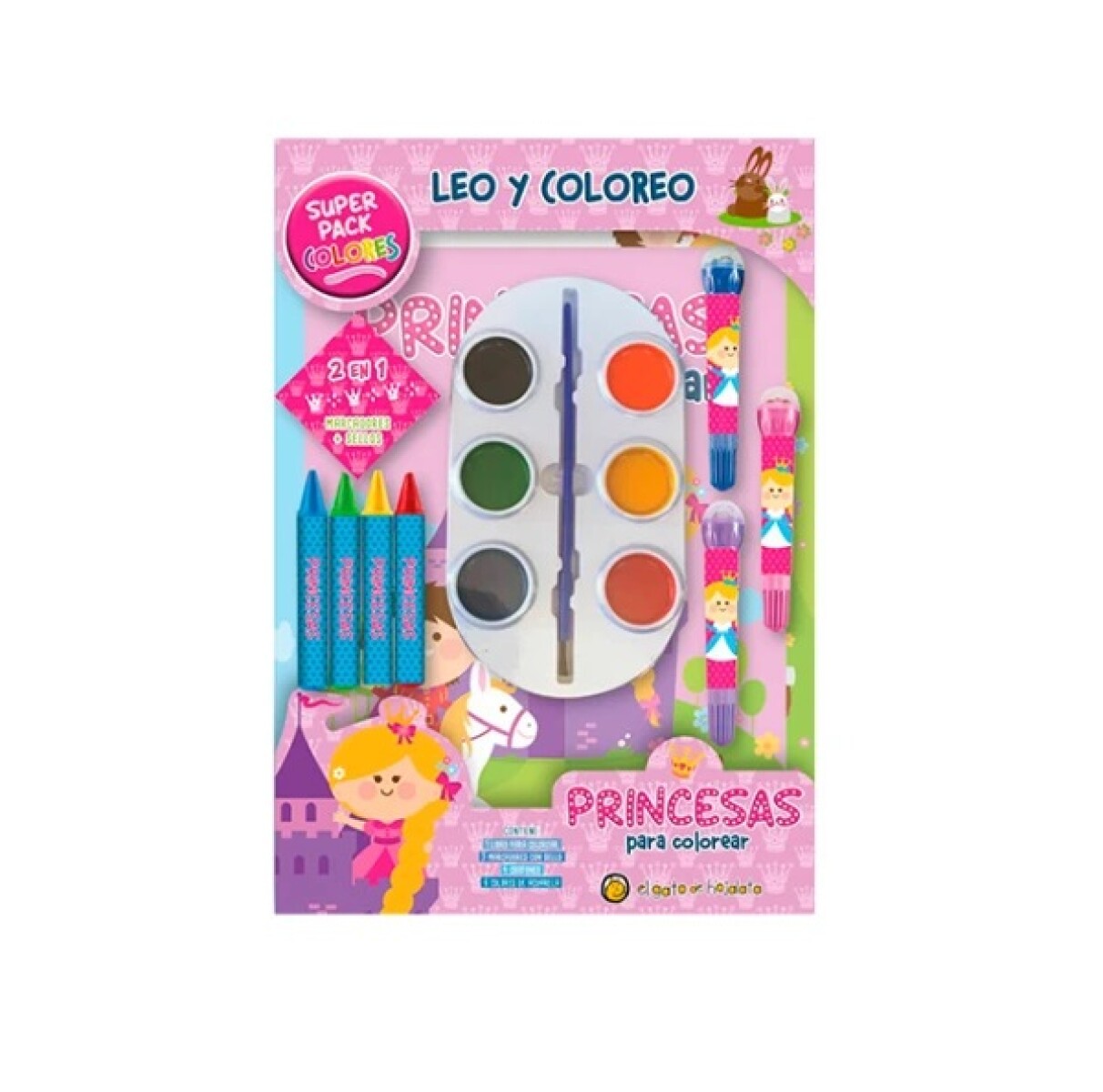 Leo Y Coloreo Superpack - Princesas- 