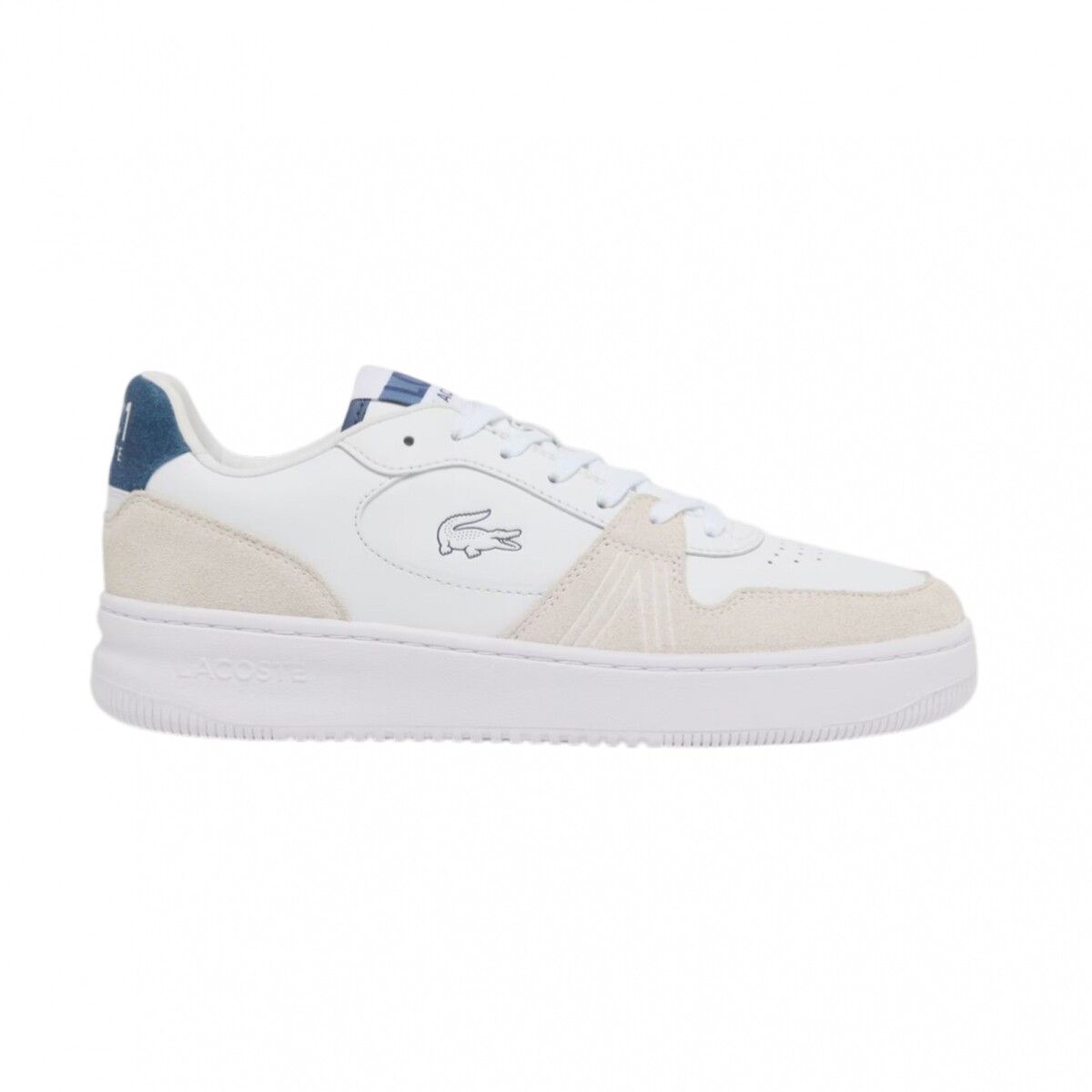Championes LACOSTE L001 - White & Blue 