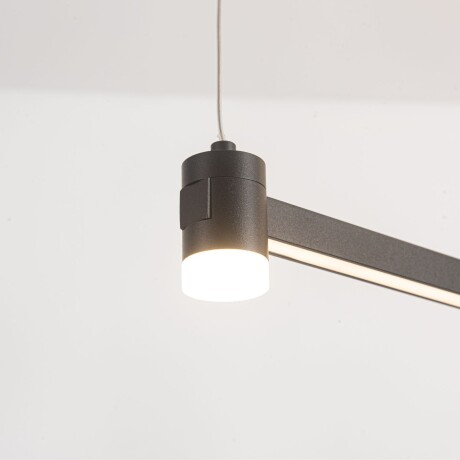 Colgante Led lineal doble color negro 40w Dimerizable Colgante Led lineal doble color negro 40w Dimerizable