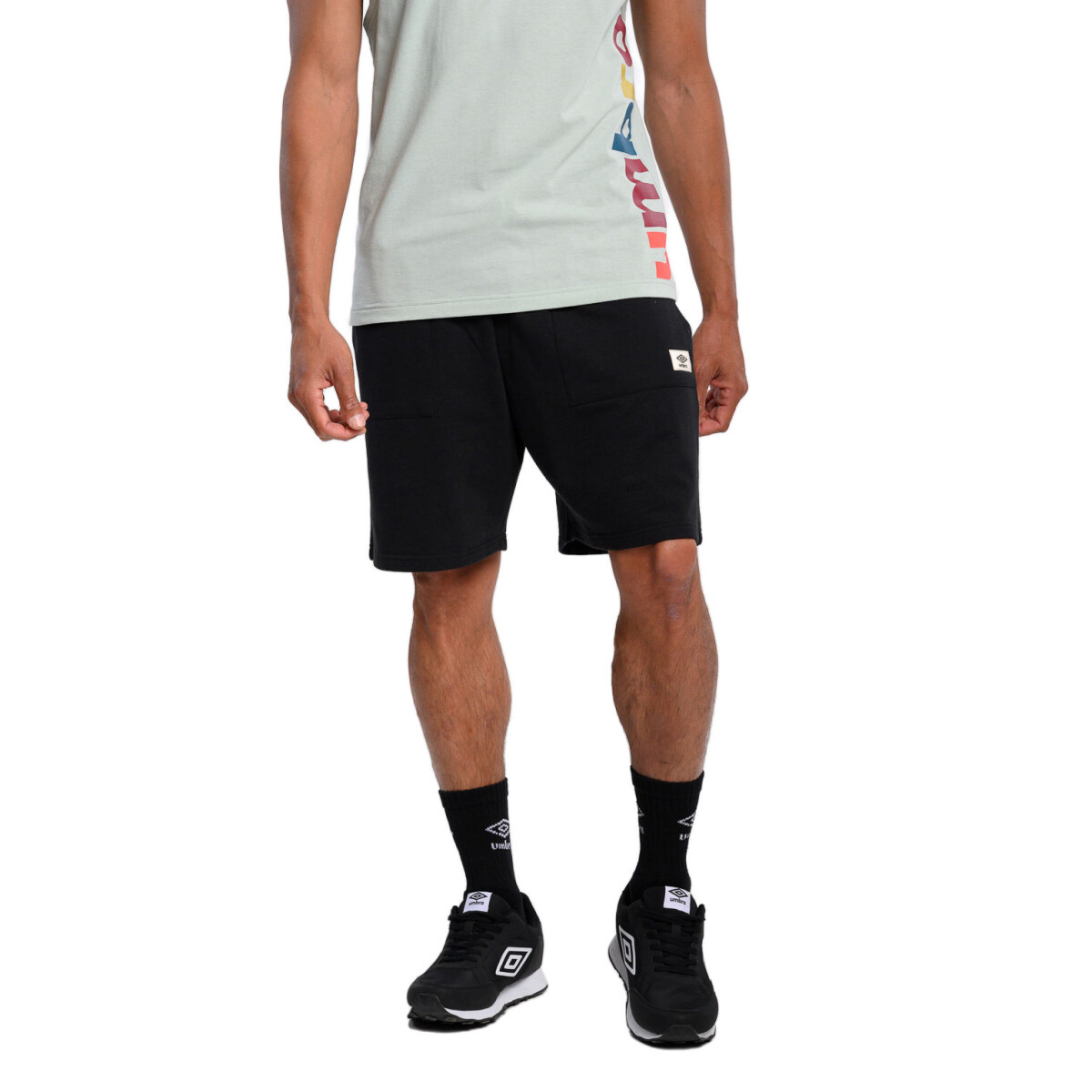 Short de Hombre Umbro Pocket - Negro 