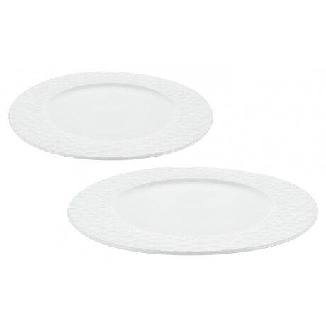 PLATO LLANO CERAMICA BLANCA PLATO LLANO CERAMICA BLANCA