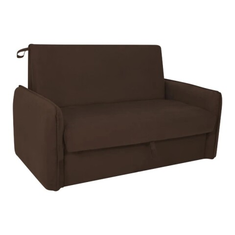SOFA CAMA ZAIA VELUDO MARRON 01569 SOFA CAMA ZAIA VELUDO MARRON 01569