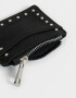 Monederos Monedero Con Tachas Negro - Negro