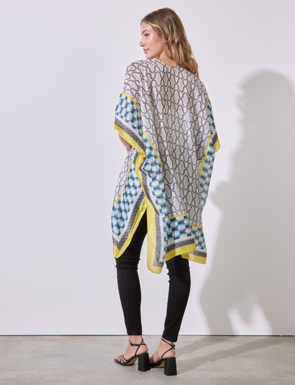 Kimono Printed MULTI/AMARILLO