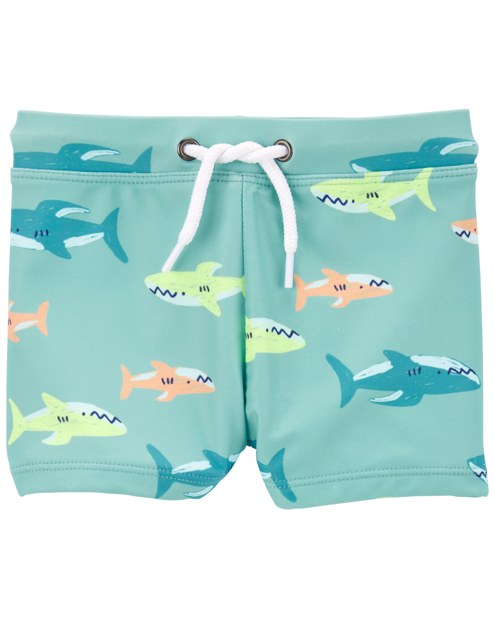 Traje de baño dos piezas con protección UPF 50+ diseño tiburones Traje de baño dos piezas con protección UPF 50+ diseño tiburones