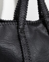 Shopper Shopper Diseño Trenzado - Negro