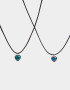 Collares para compartir Corazón Collares Para Compartir - Plateado