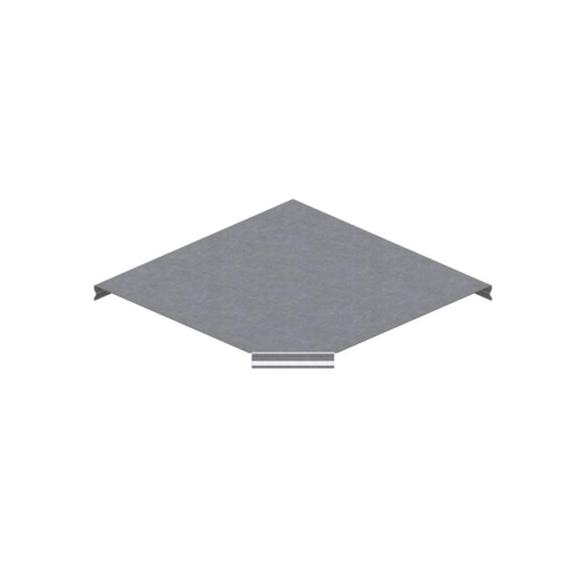 Tapa curva horiz. 90° p/ducto 150 Zincgrip Nº22 - X00122 