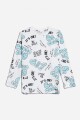 Remera estampa graffiti BLANCO