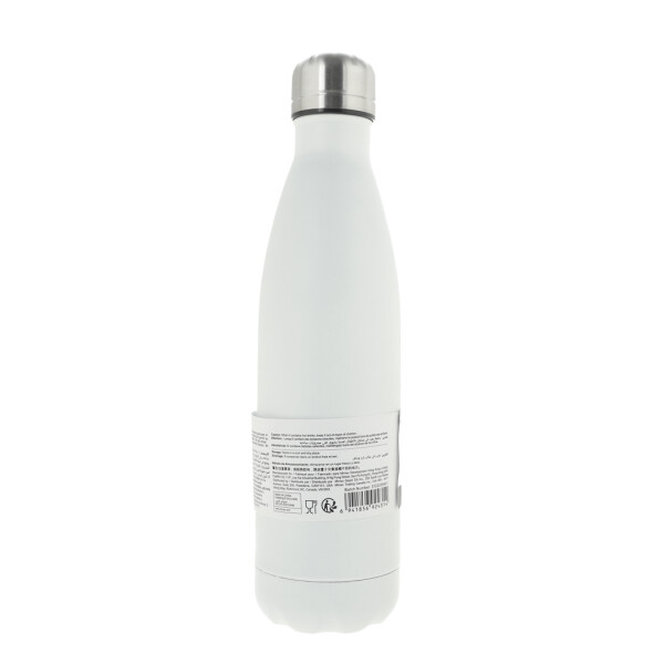 Botella acero blanco 500ml Botella acero blanco 500ml