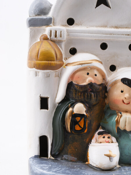 PESEBRE TOSCANA RESINA BLANCO