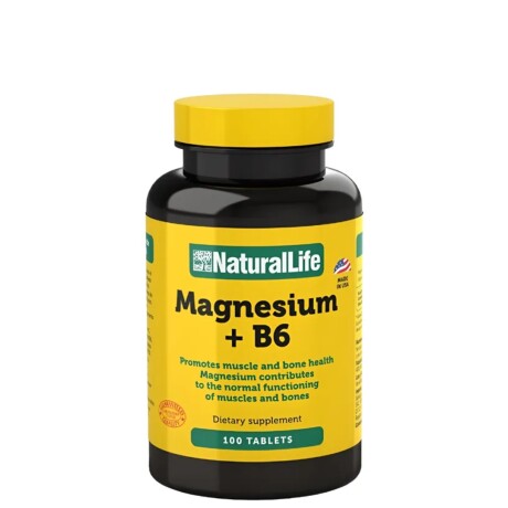 Magnesium + B6 100caps Natural Life Magnesium + B6 100caps Natural Life