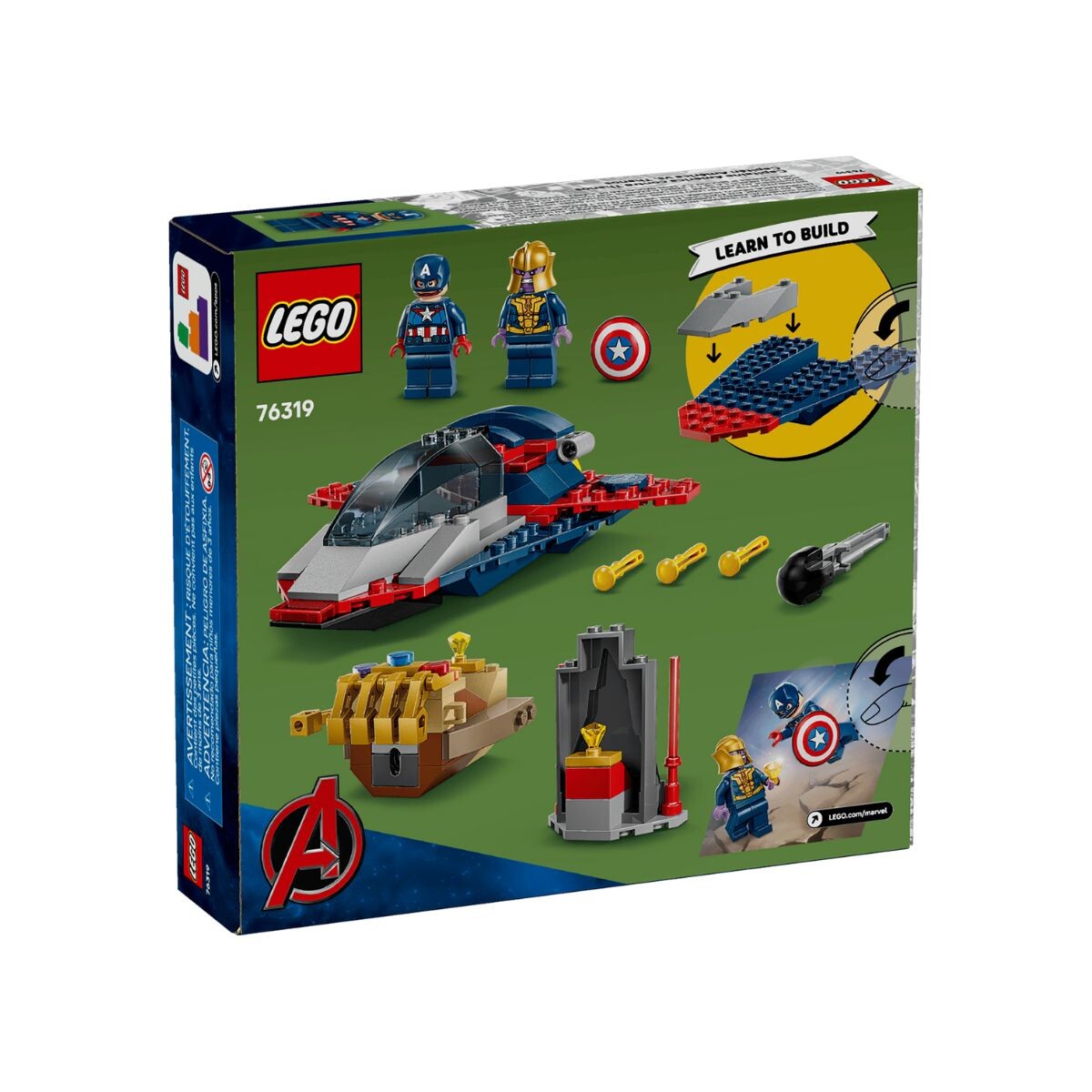 Lego Marvel Capitan america Vs Thanos 