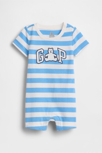 Enterito Logo Gap Bebé Blue White Stripe