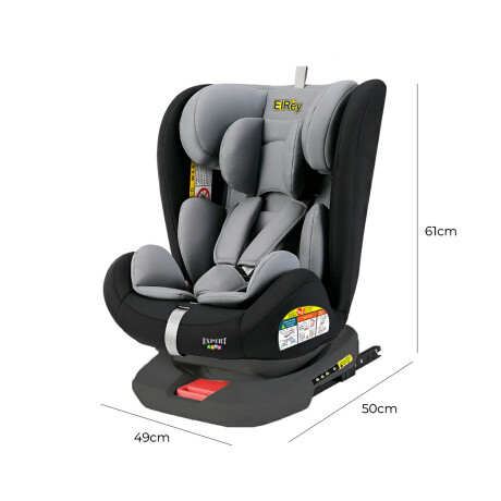 Butaca Silla Auto Bebé Cleopatra Giro 360 Reclinable Negro