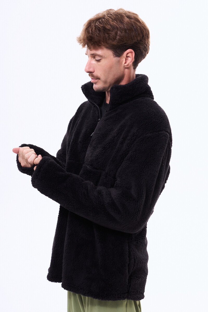 Buzo de Sherpa Elda Negro