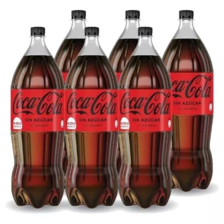Pack 6 Refrescos Coca Cola 2.25L sin Azúcar 001