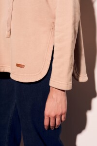 Sweater Algodón Lavado Rosa