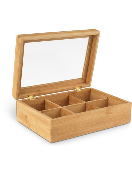 Caja de té STORM A23xL16xA8cm madera Caja de té STORM A23xL16xA8cm madera