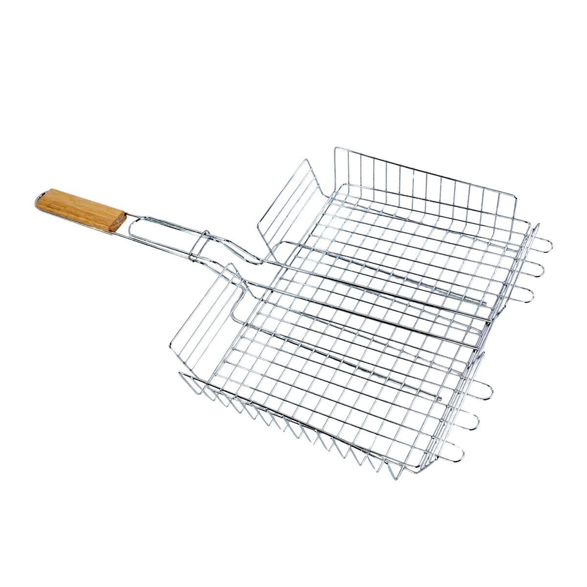 Rejilla doble de metal para parrilla 