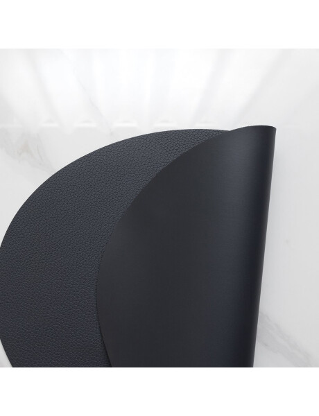 INDIVIDUAL PVC SIMIL CUERO OVAL AZUL 43X33CMS INDIVIDUAL PVC SIMIL CUERO OVAL AZUL 43X33CMS