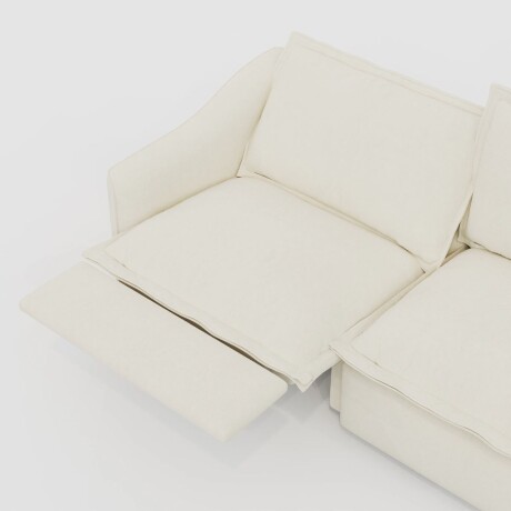 Sofá eléctrico DATE BEIGE - 3 CUERPOS