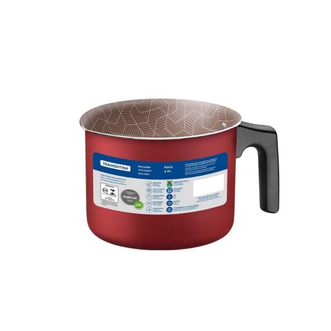 HERVIDOR 10CM/ 75ML STARFLON PARIS ROJO TRAMONTINA Rojo