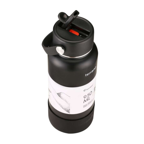 Botella Térmica Con Pico 950Ml. Negro
