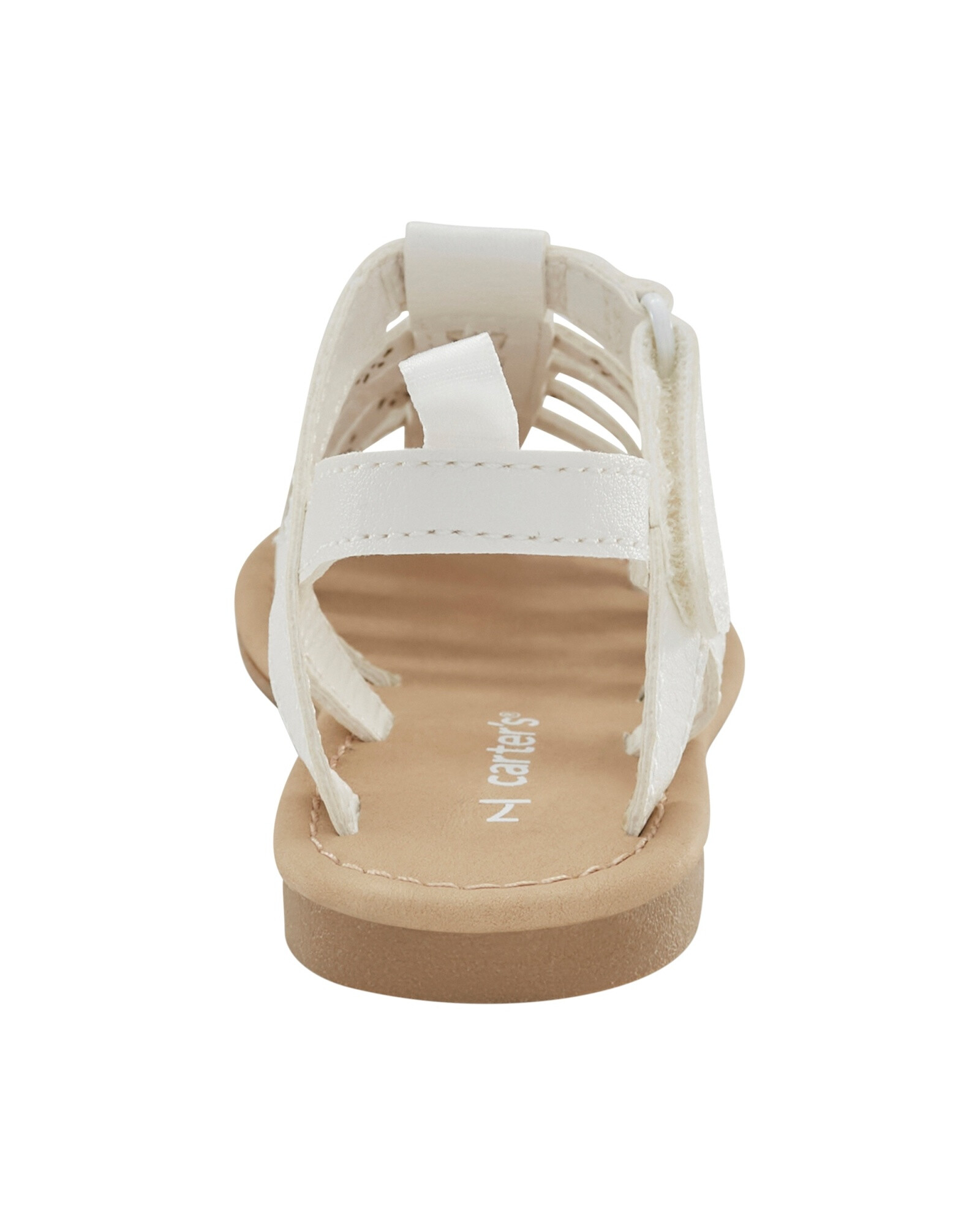 Sandalias pescadora, con velcro y flores Sandalias pescadora, con velcro y flores