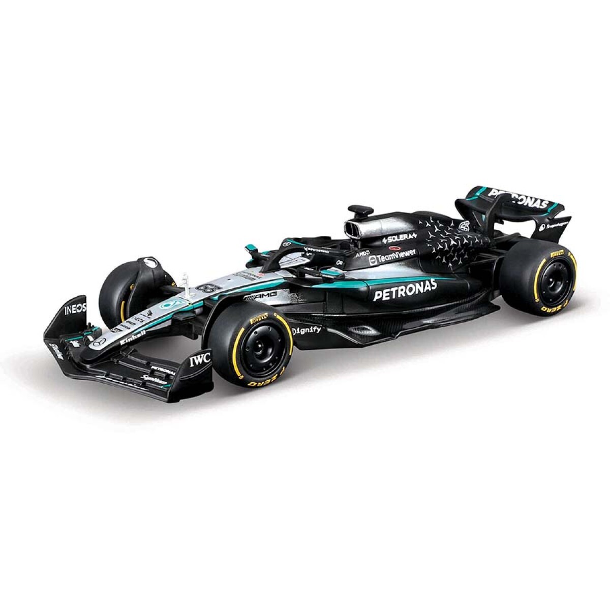 JUGUETE BBURAGO AUTO F1 1:43 MERCEDES RUS 38237 