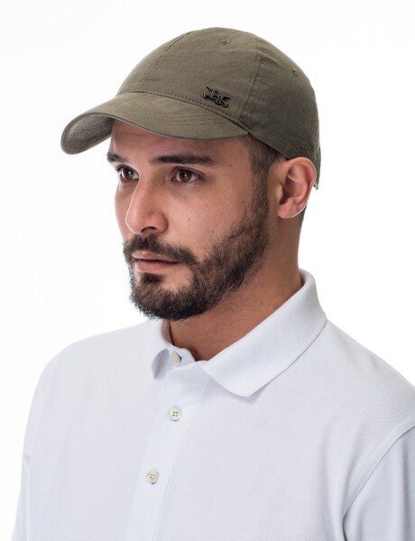 Gorro con Logo Metal Verde