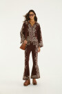 PANTALON OXFORD TEJIDO Marron