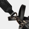 Cartera de mano Resort en cuero graneado Negro