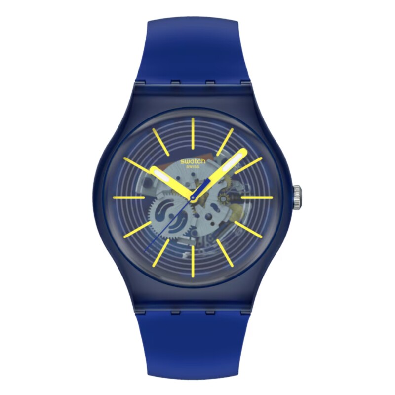 Reloj Swatch SO29I100 Azul de Cuarzo Suizo 41 mm Reloj Swatch So29i100 Azul De Cuarzo Suizo 41 Mm