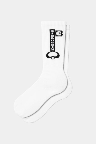 Locked Socks Blanco