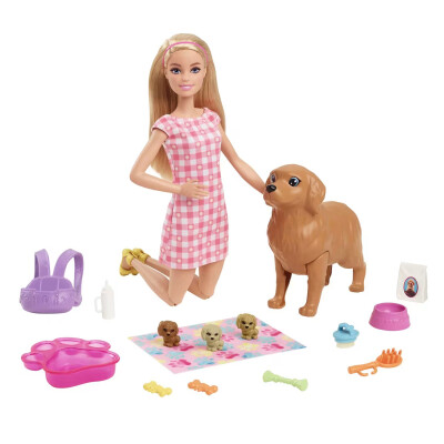 Muñeca Barbie Cachorros Recién Nacidos Muñeca Barbie Cachorros Recién Nacidos