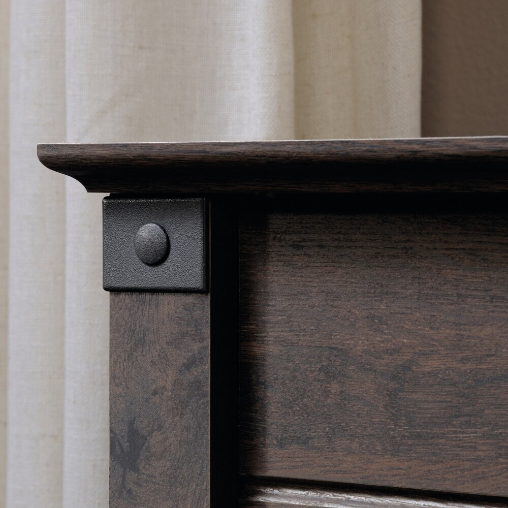 Aparador 6 cajones - Sauder - Linea Carson Forge Marron Oscuro